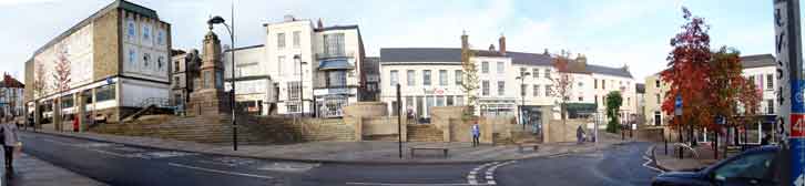 Panoramic view of Beaufort Square, Chepstow