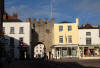 a view of Chepstow Town Gate from inside the town - click for a larger image