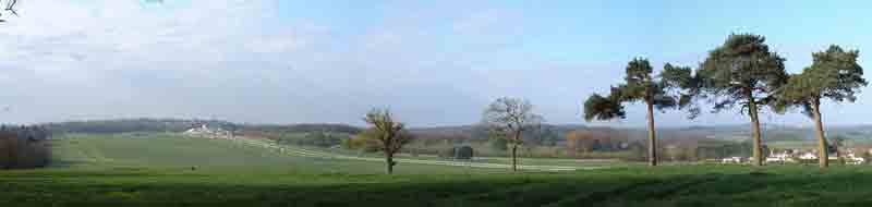 panoramic view of Chepstow racecourse