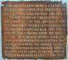 Photograph of the explanatory plaque