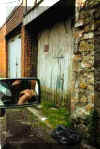The rear entrance of 40 Elm St, Roath, Cardiff - click for larger image