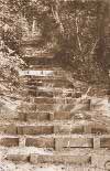 Golden Steps between Porthkerry and Barry. Photo: pre WWII - click for larger image