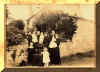 Group outside Rose Cottage in about 1906 - click for larger image