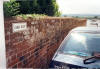 Oak Slip Topsham 1996 (opposite the museum and the west end of Lower Shapter Street). The sign was erected at the request and expense of Phyllis Mary Oak Vick (married name Reed) another descendant of the Oak family of Topsham - click for larger image