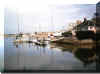 Topsham in 1995 looking towards the motorway bridge - click for larger image